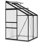 VidaXL Tuinkas 2,7 m³ aluminium antracietkleurig