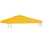 Vidaxl prieeldak 2-laags 310 g m² 3x3 m geel