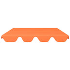 Vidaxl vervangingsluifel voor schommelbank 150 130x105 70 cm oranje