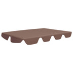 Vidaxl vervangingsluifel voor schommelbank 150 130x105 70 cm bruin