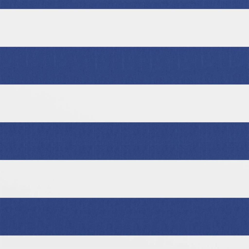 Vidaxl balkonscherm 120x600 cm oxford stof wit en blauw