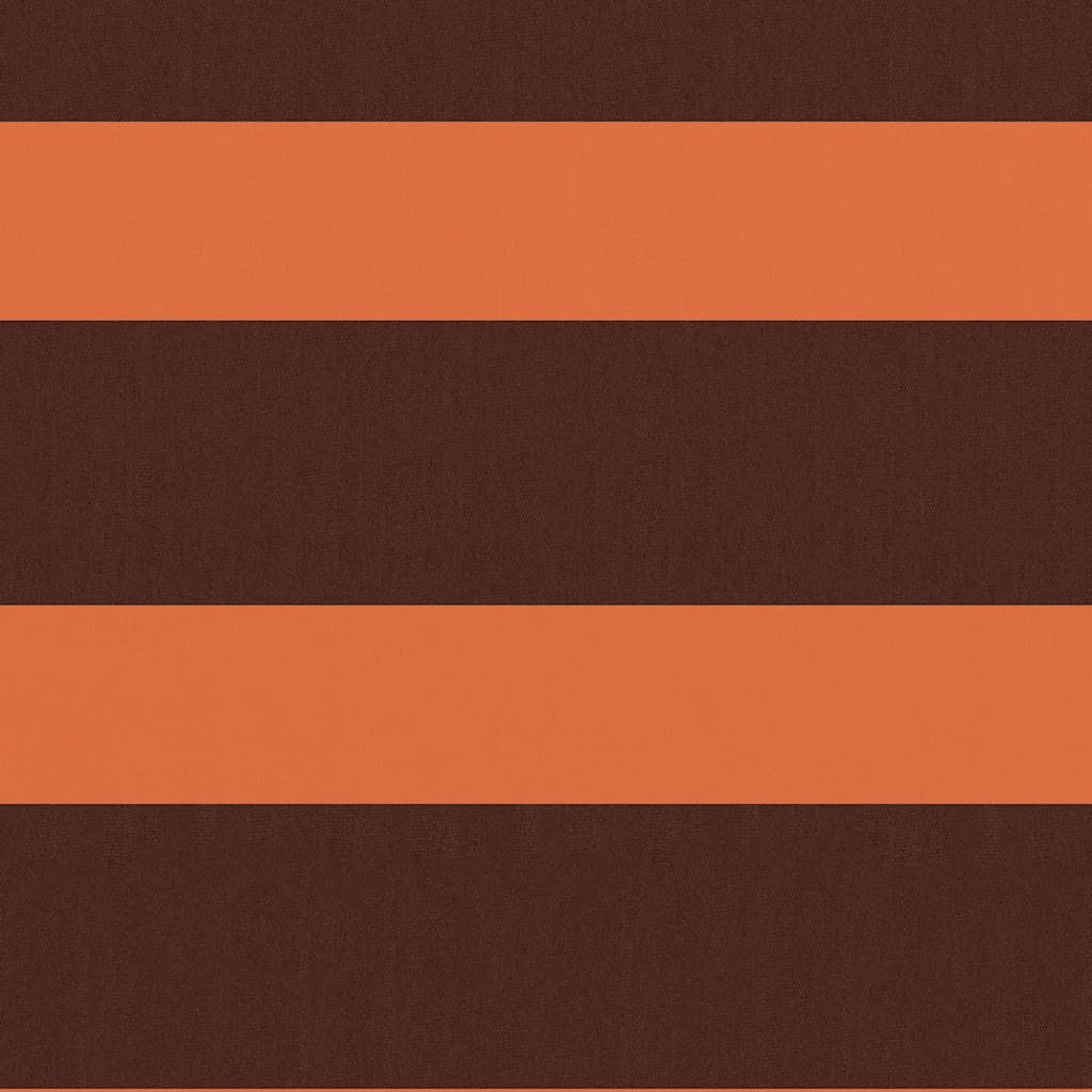 Vidaxl balkonscherm 90x600 cm oxford stof oranje en bruin