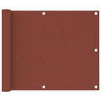 Vidaxl balkonscherm 75x300 cm oxford stof terracotta
