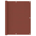 Vidaxl balkonscherm 120x600 cm oxford stof terracotta