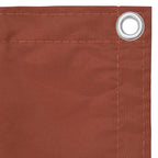 Vidaxl balkonscherm 120x600 cm oxford stof terracotta