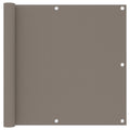 Vidaxl balkonscherm 90x300 cm oxford stof taupe