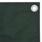 Vidaxl balkonscherm 75x600 cm oxford stof donkergroen