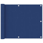 Vidaxl balkonscherm 75x600 cm oxford stof blauw