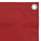 Vidaxl balkonscherm 75x300 cm oxford stof rood