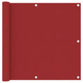 Vidaxl balkonscherm 90x300 cm oxford stof rood