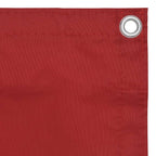 Vidaxl balkonscherm 90x300 cm oxford stof rood