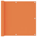 Vidaxl balkonscherm 90x400 cm oxford stof oranje