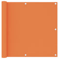 Vidaxl balkonscherm 90x500 cm oxford stof oranje