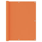 Vidaxl balkonscherm 120x500 cm oxford stof oranje