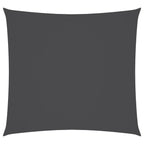 Vidaxl zonnescherm vierkant 5x5 m oxford stof antracietkleurig