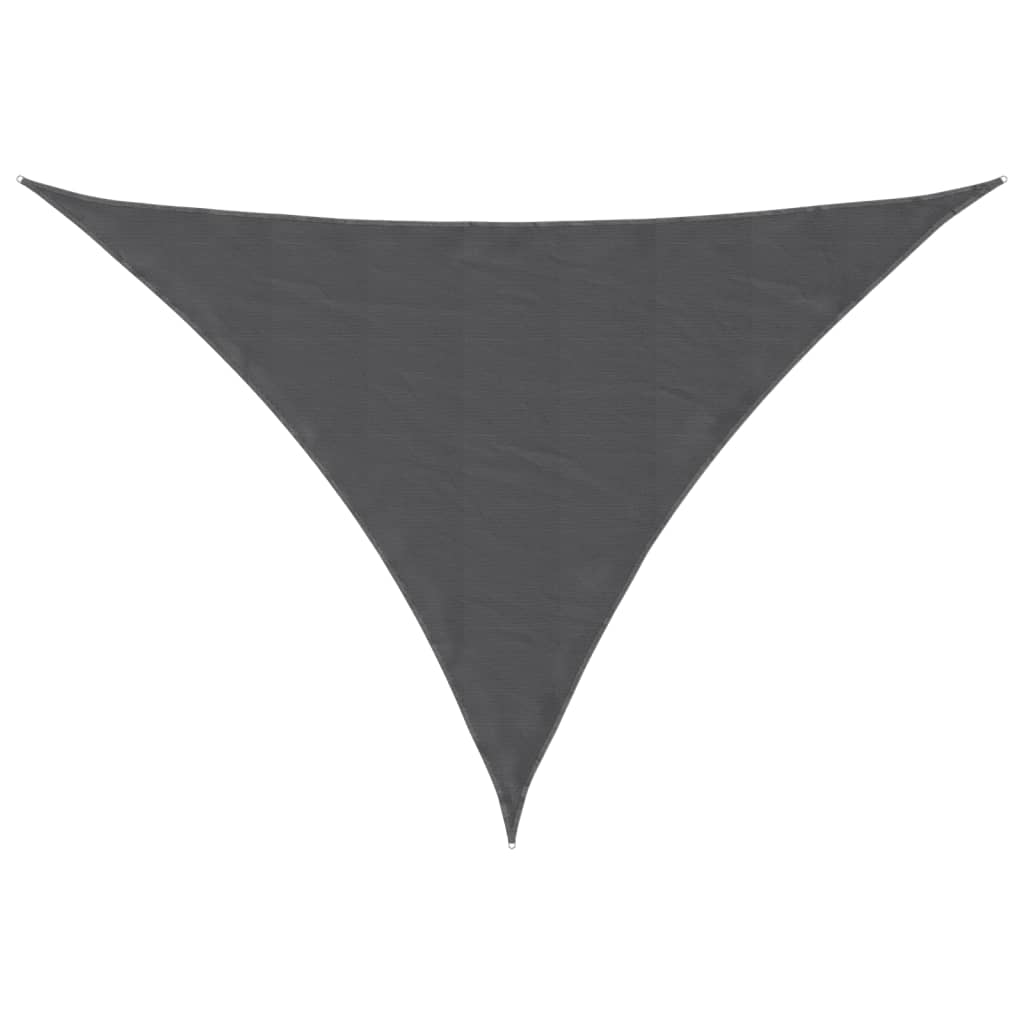 Vidaxl zonnescherm driehoekig 3x4x4 m oxford stof antracietkleurig