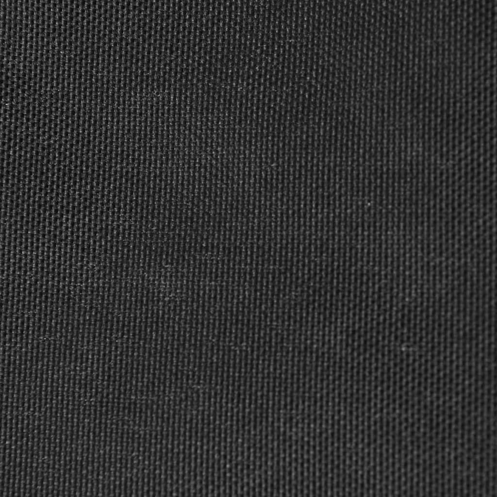 Vidaxl zonnescherm driehoekig 5x6x6 m oxford stof antracietkleurig
