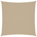 Vidaxl zonnescherm vierkant 4x4 m oxford stof beige