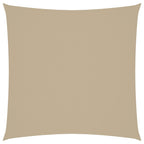 Vidaxl zonnescherm vierkant 6x6 m oxford stof beige