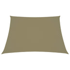 Vidaxl zonnescherm vierkant 6x6 m oxford stof beige