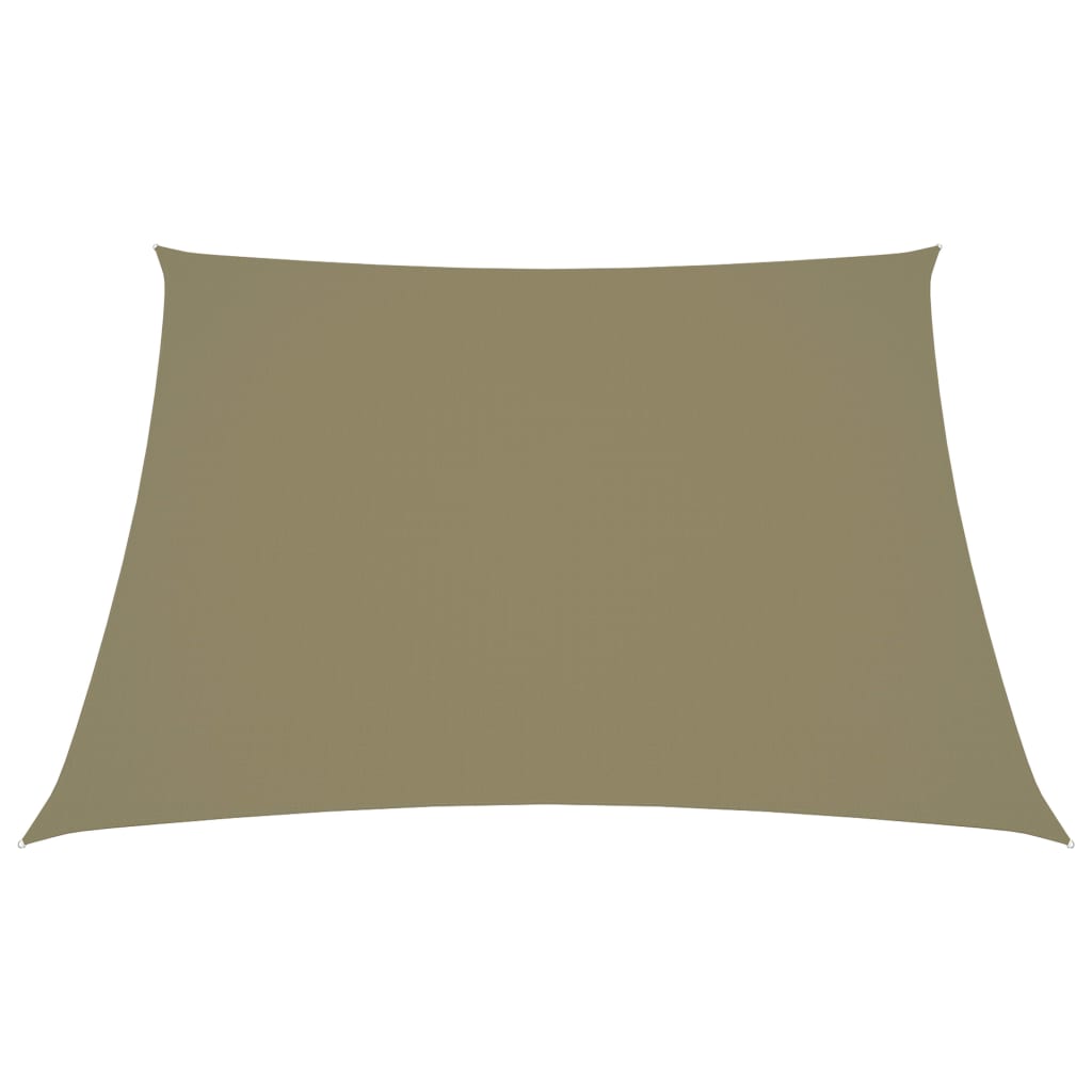 Vidaxl zonnescherm vierkant 6x6 m oxford stof beige