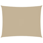 Vidaxl zonnescherm rechthoekig 2x3,5 m oxford stof beige