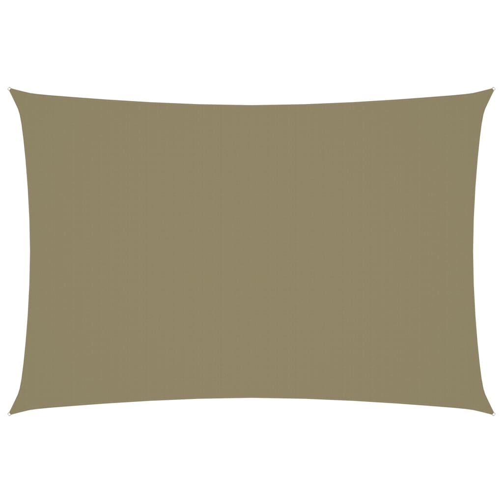 Vidaxl zonnescherm rechthoekig 2,5x4,5 m oxford stof beige
