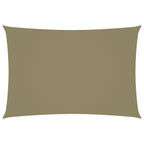 Vidaxl zonnescherm rechthoekig 2,5x4,5 m oxford stof beige