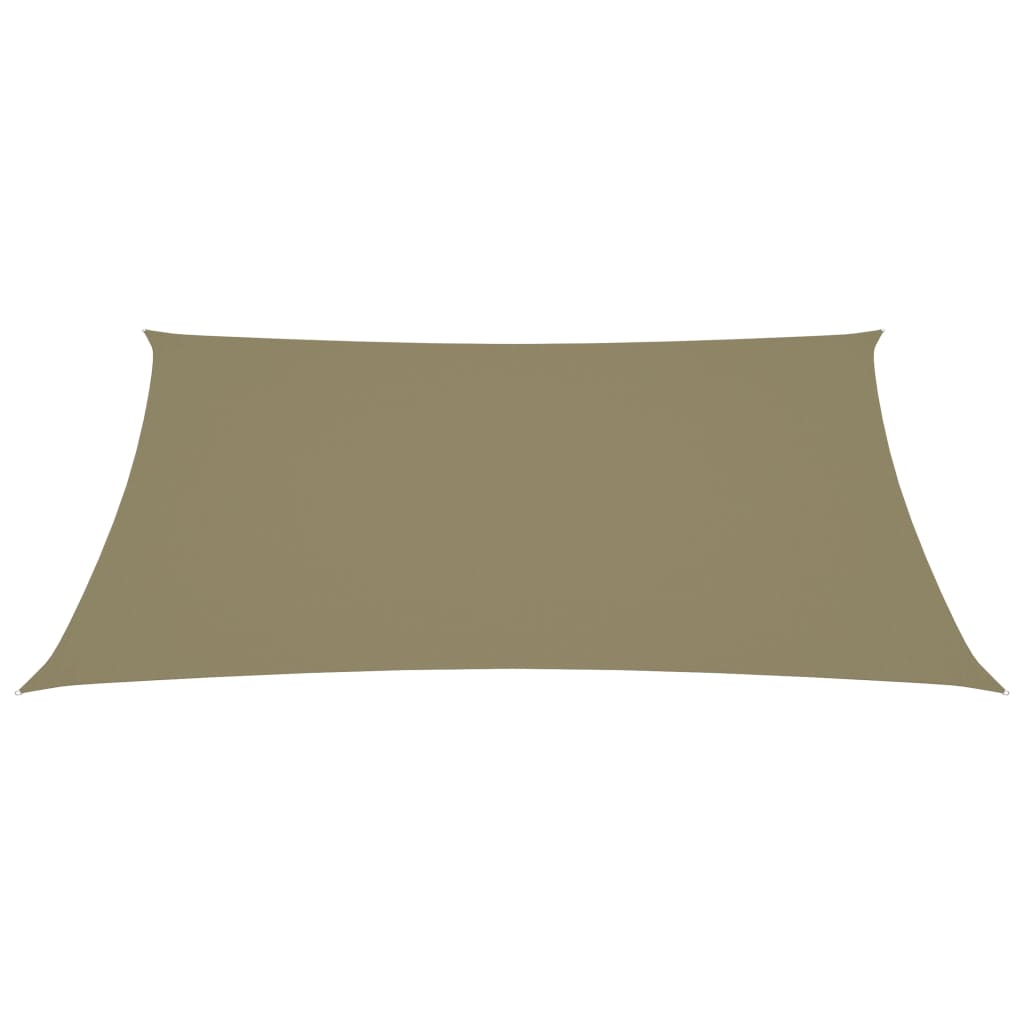 Vidaxl zonnescherm rechthoekig 2,5x4,5 m oxford stof beige
