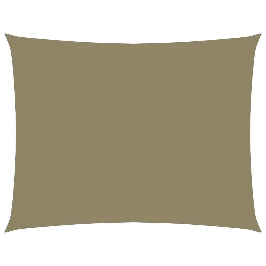 Vidaxl zonnescherm rechthoekig 3x4,5 m oxford stof beige