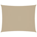 Vidaxl zonnescherm rechthoekig 3x6 m oxford stof beige
