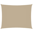 Vidaxl zonnescherm rechthoekig 3,5x4,5 m oxford stof beige