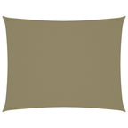 Vidaxl zonnescherm rechthoekig 5x7 m oxford stof beige