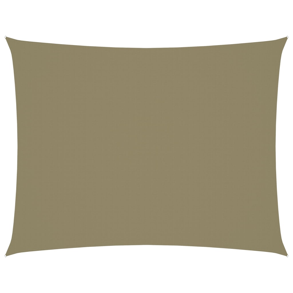 Vidaxl zonnescherm rechthoekig 5x7 m oxford stof beige