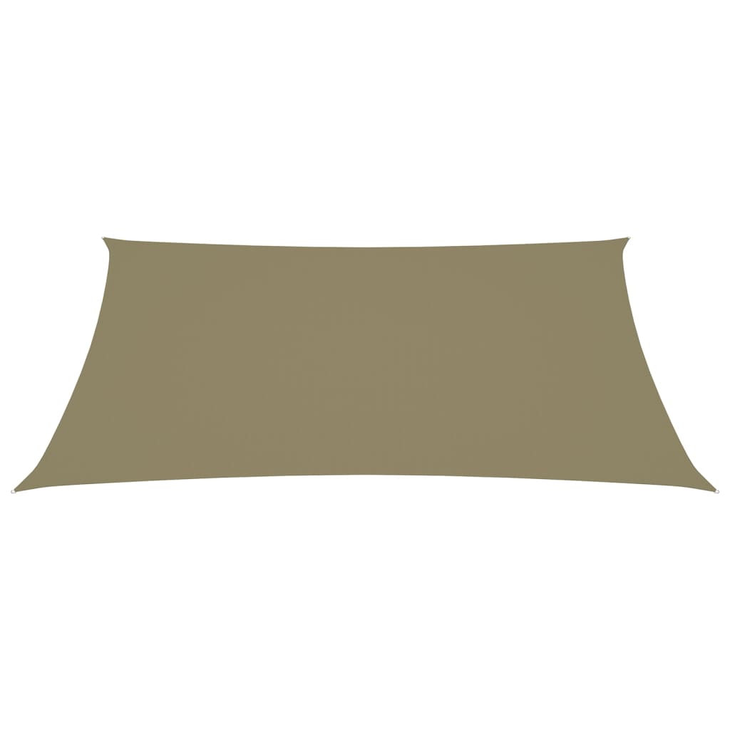 Vidaxl zonnescherm rechthoekig 5x7 m oxford stof beige