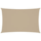 Vidaxl zonnescherm rechthoekig 5x8 m oxford stof beige