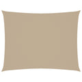 Vidaxl zonnescherm rechthoekig 6x7 m oxford stof beige