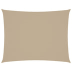 Vidaxl zonnescherm rechthoekig 6x7 m oxford stof beige