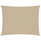 Vidaxl zonnescherm rechthoekig 6x8 m oxford stof beige