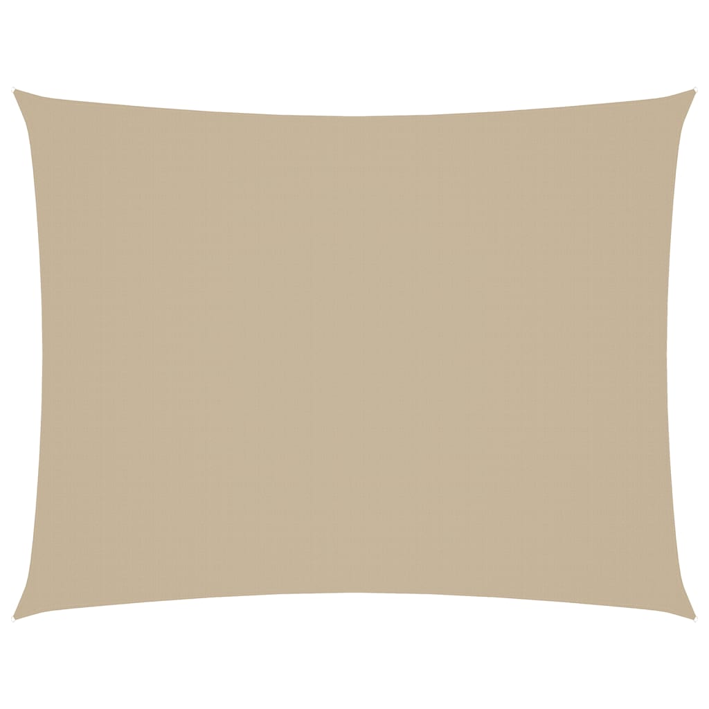 Vidaxl zonnescherm rechthoekig 6x8 m oxford stof beige