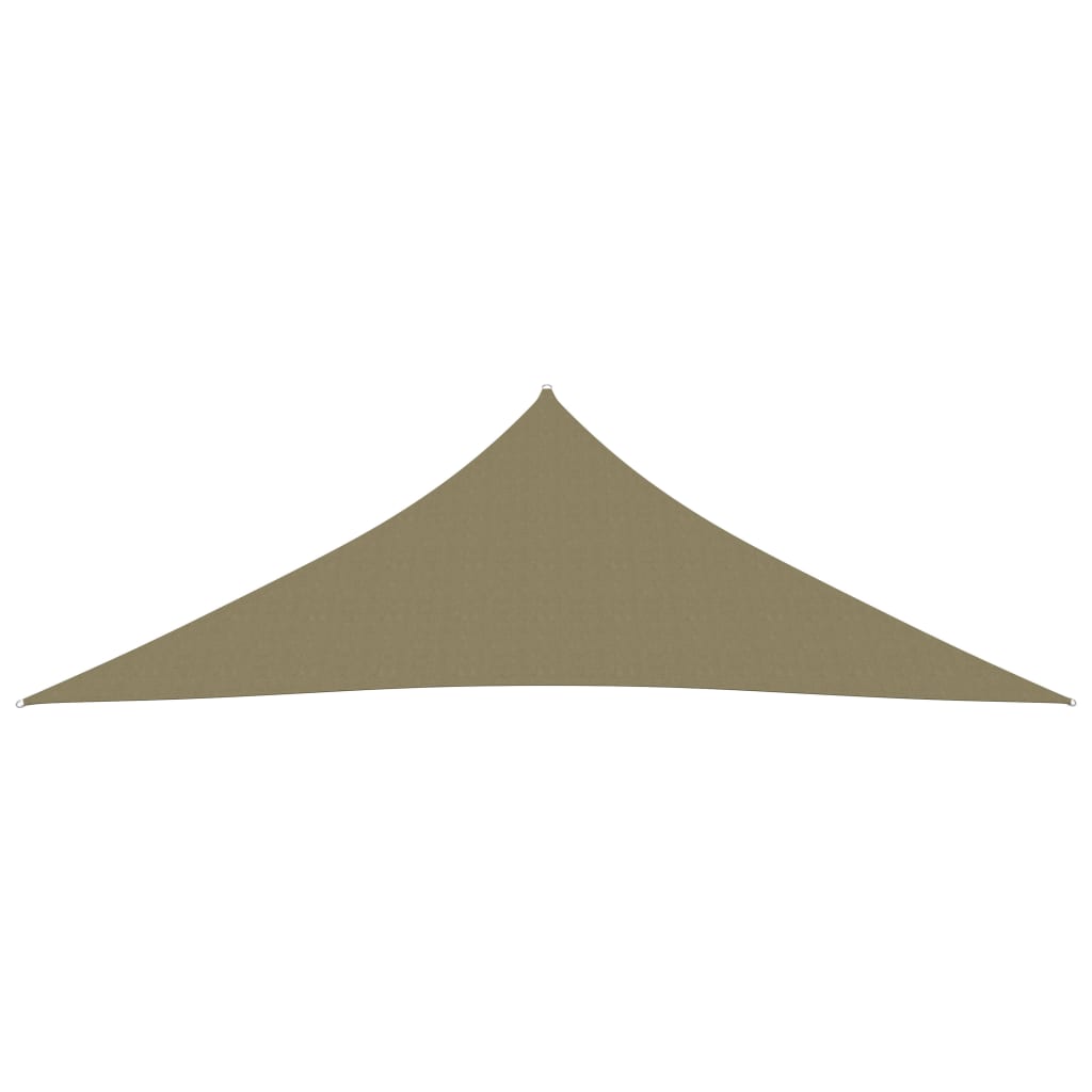 Vidaxl zonnescherm driehoekig 4x4x5,8 m oxford stof beige
