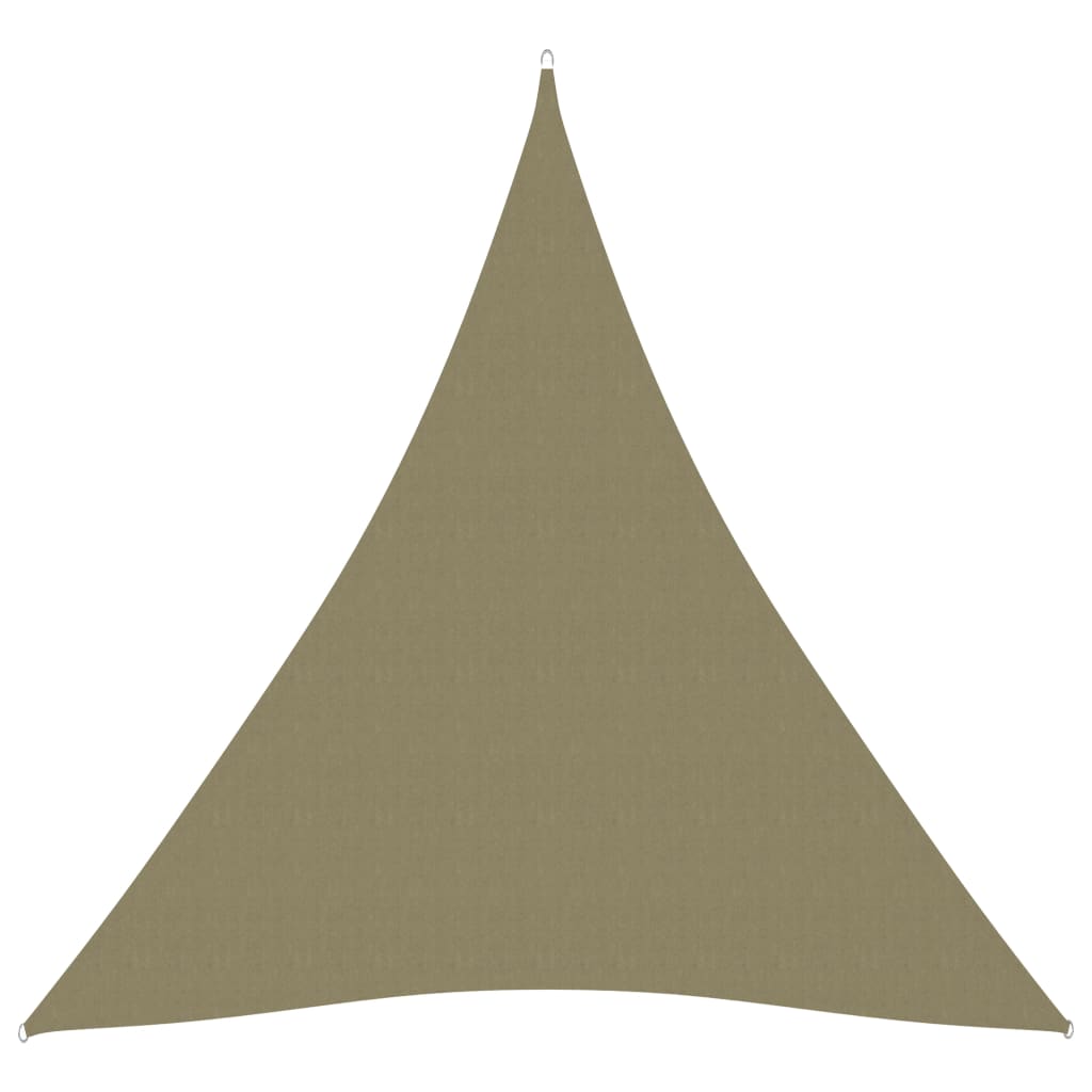 Vidaxl zonnescherm driehoekig 4x5x5 m oxford stof beige