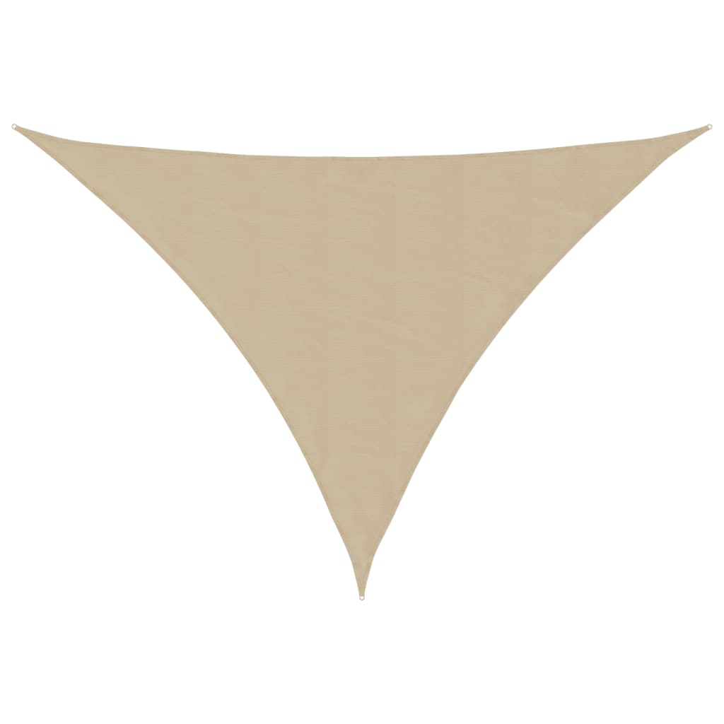 Vidaxl zonnescherm driehoekig 5x6x6 m oxford stof beige