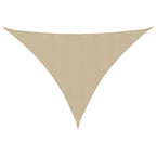 Vidaxl zonnescherm driehoekig 4x5x6,4 m oxford stof beige