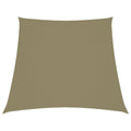 Vidaxl zonnezeil trapezium 2 4x3 m oxford stof beige