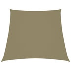 Vidaxl zonnescherm trapezium 3 4x3 m oxford stof beige