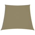 Vidaxl zonnezeil trapezium 3 5x4 m oxford stof beige