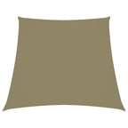 Vidaxl zonnezeil trapezium 3 5x4 m oxford stof beige