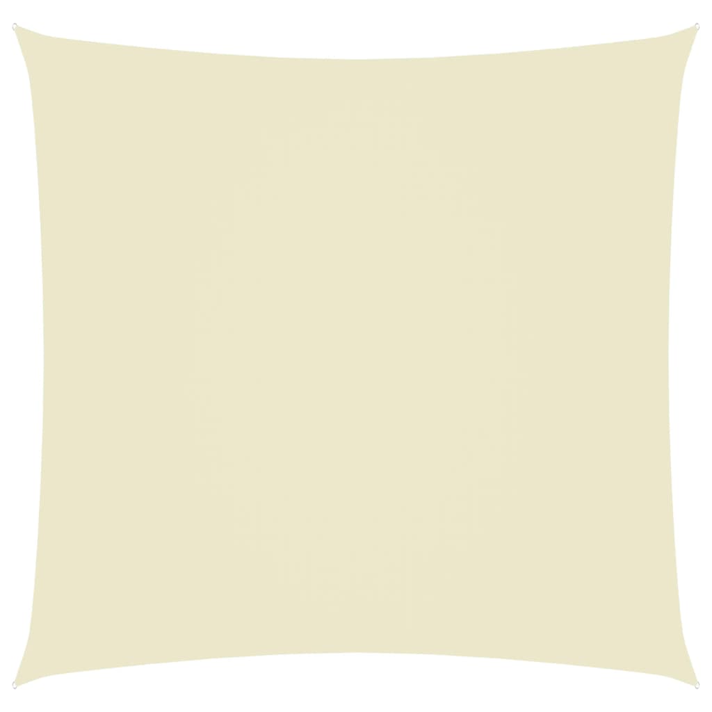 Vidaxl zonnescherm vierkant 3x3 m oxford stof crèmekleurig