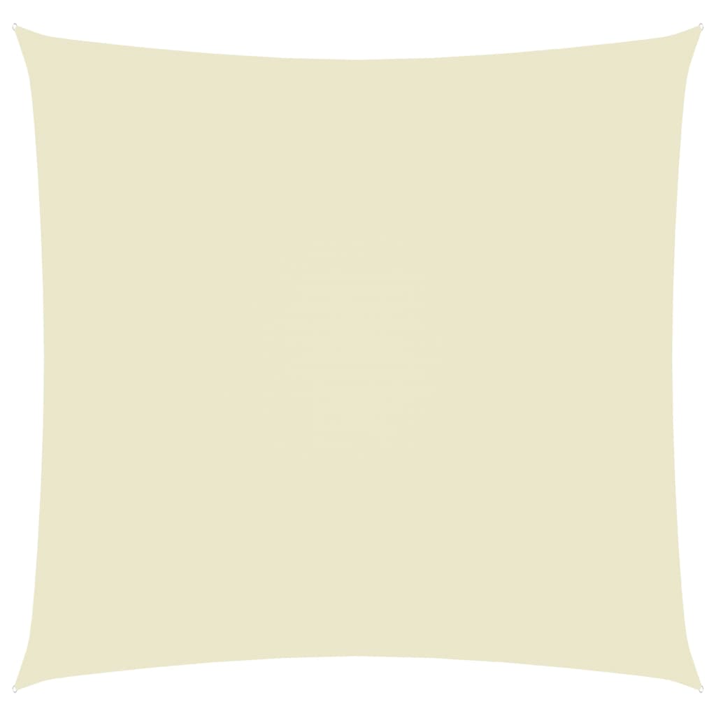 Vidaxl zonnescherm vierkant 6x6 m oxford stof crèmekleurig